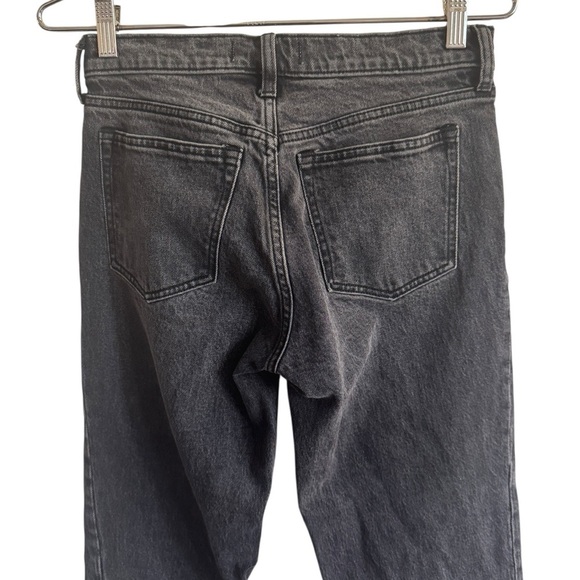 Abercrombie & Fitch Mid Rise Straight Jean, Dark Gray, Size 26/2L - Picture 9 of 10